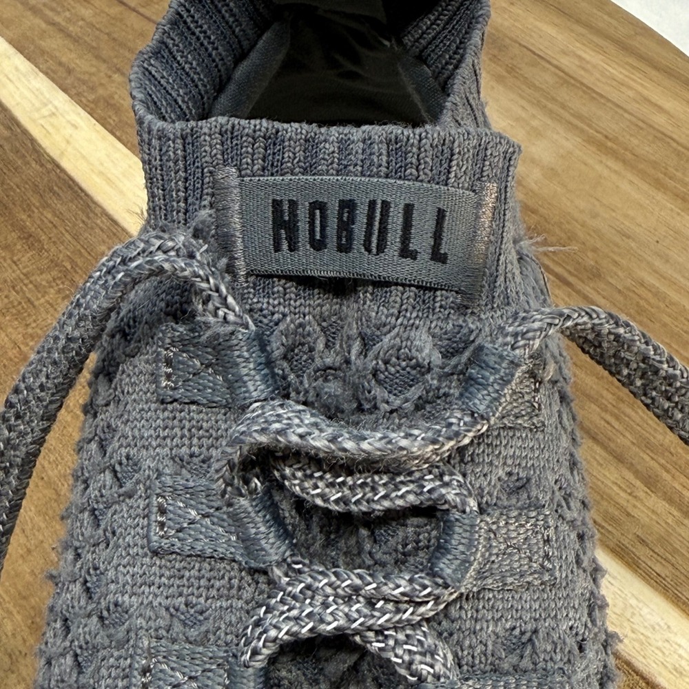 NOBULL Allday Knit Shoes Women's 8.5 Men 7 Gray Gum Lightweight Training Sneaker - Picture 12 of 12